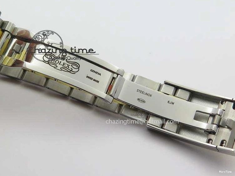 MiroTime 0415 Functional DateJust II 116333 SS YG 41mm EW Best Edition Gray Dial Roman Markers On SS Bracelet A 3823